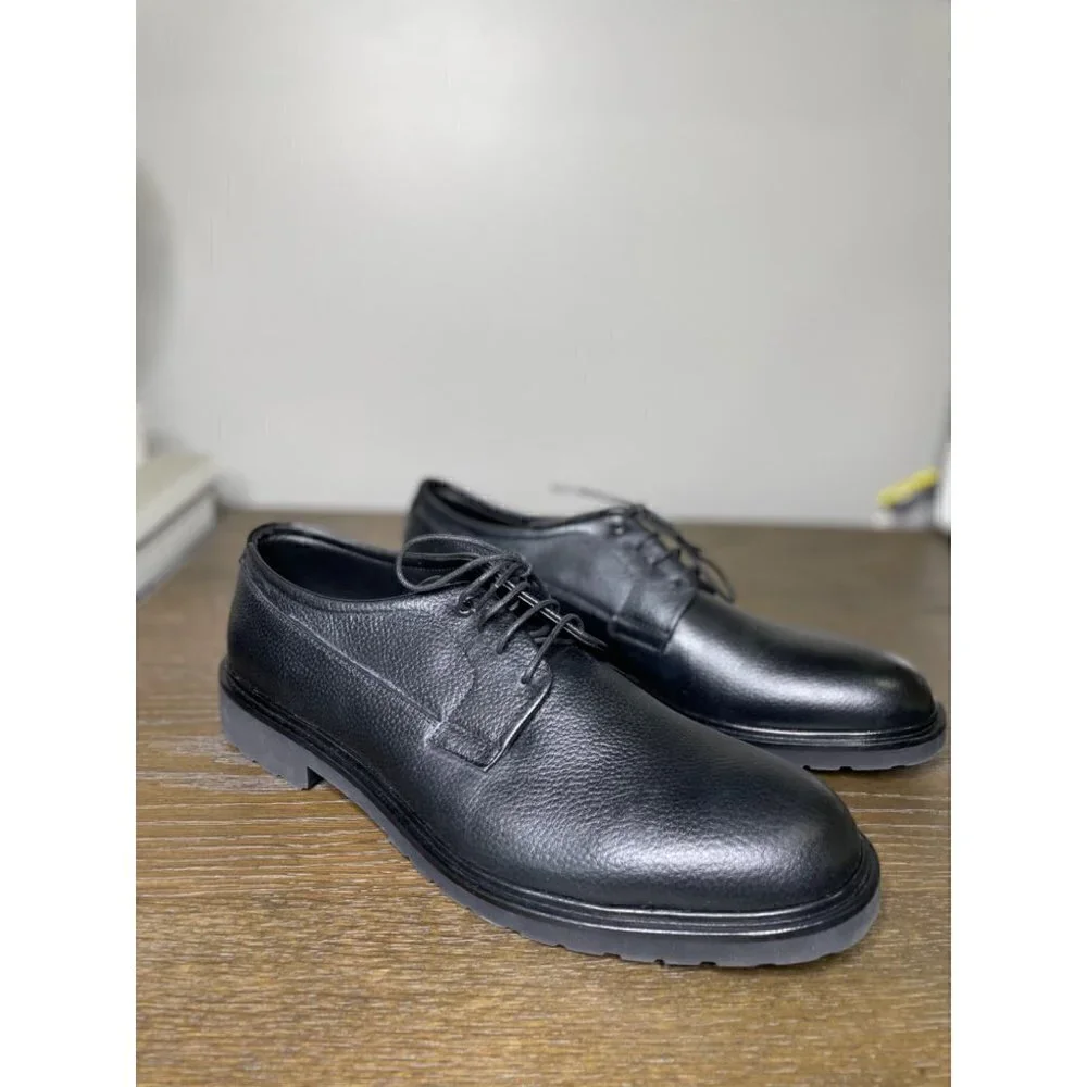 Nordstrom Good Man Brand Modern City Plain Toe Derby Black Men's Size 10